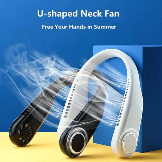 Rechargeable neck fan Pakistan - main view