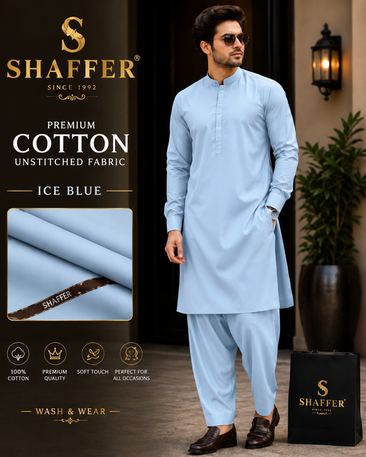 Shaffer Premium Cotton - Ice Blue