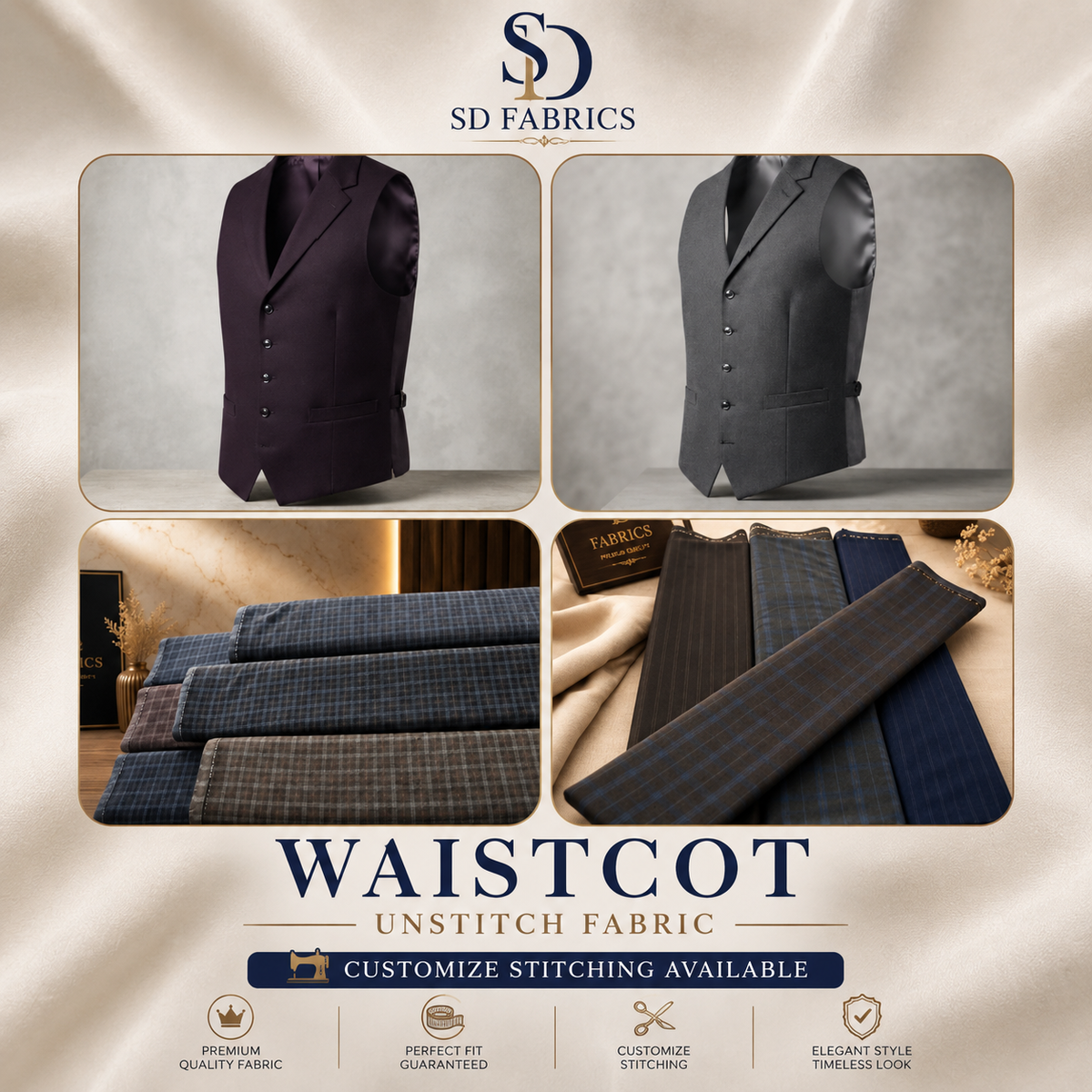 Premium Waiscot Fabric